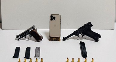 Samsun’un Bafra ilçesinde 2 adet ruhsatsız tabanca ve 10 adet fişek ele geçirildi