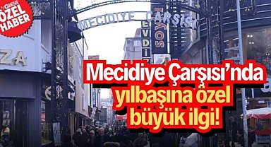 Samsun'un Mecidiye Çarşısı'nda yılbaşına özel yoğun ilgi!