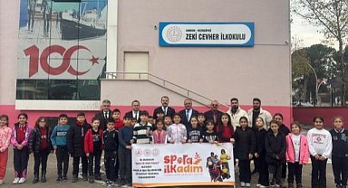 Samsun Vezirköprü'de Spora İlkadım Projesi" çocuklarla buluştu