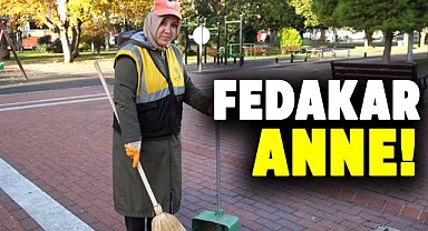 Samsunlu fedakar anne! Hem evi geçindiriyor hem kızını okutuyor