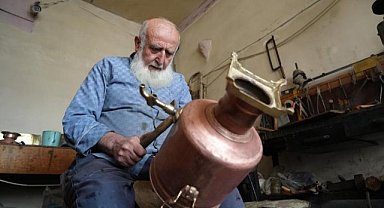 Samsunlu semaver ustasının el emeği dünyaya ulaşıyor