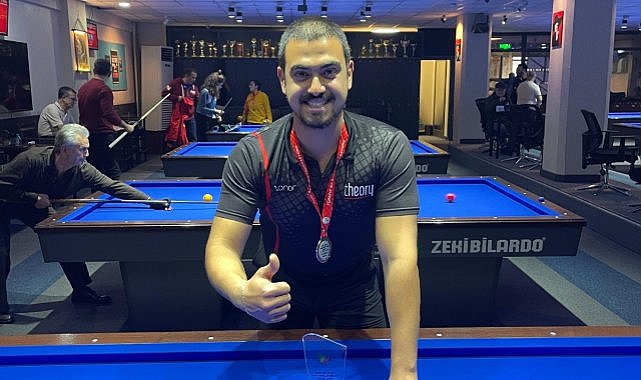 Samsunlu yetenek Selahattin Özkul, bilardo arenasında fırtına gibi esti