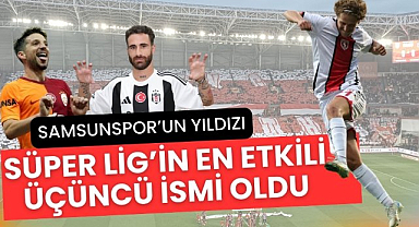 Samsunspor'da Holse Süper Lig'in en etkili üçüncü orta saha oyuncusu oldu