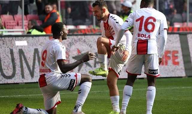 Samsunspor Süper Lig'de en fazla duran toptan gol atan ikinci takım