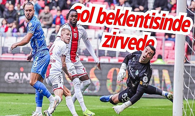 Samsunspor, Süper Lig'in 14. haftasında gol beklentisiyle zirvede