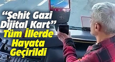Ulaşım kolaylığı sağlayacak Şehit Gazi Dijital Kart mobil uygulaması hayata geçti