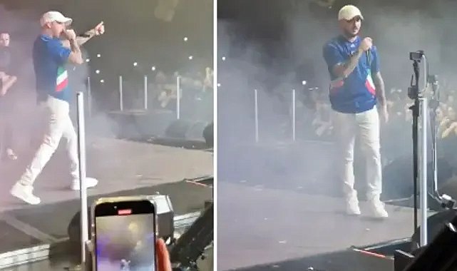 Ünlü sanatçı konsere ‘Ali Koç istifa’ diyerek çıktı!