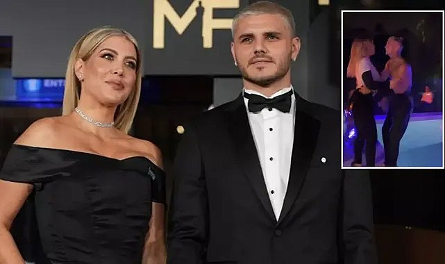 Wanda Nara bunu da yaptı! Doğum günü partisinde sevgilisiyle medyayı salladı