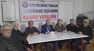 Yemekhane işçilerine 'kadro' çağrısı