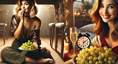 Yılbaşı gecesi 12 üzüm yeme çılgınlığı! Ne anlama geliyor? Nasıl yapılır?