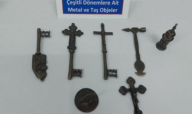 11 ilde eş zamanlı tarihi eser kaçakçılığı operasyonu