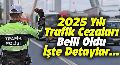 2025 yılının trafik cezaları belli oldu