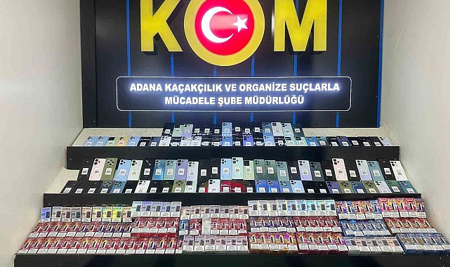 Adana'da kaçakçılık operasyonu