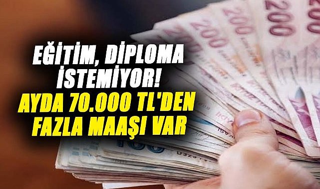 Ayda 70.000 TL maaşı var ama başvuran yok