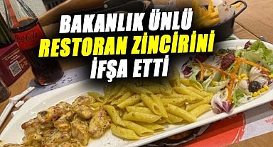 Bakanlık hileli olan bir restoran zincirini daha ifşa etti