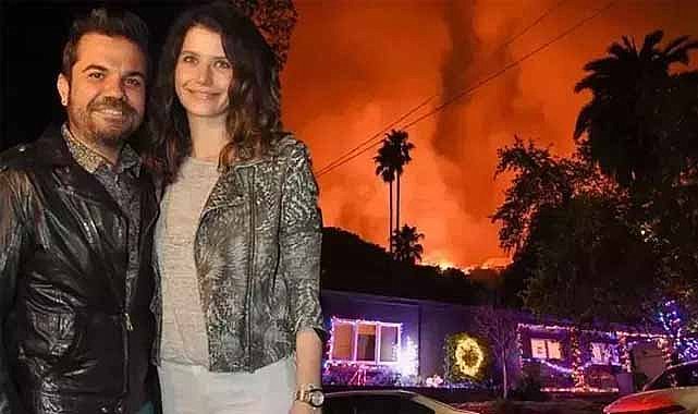 Beren Saat ve Kenan Doğulu'nun villası da Los Angeles'taki yangında küle döndü