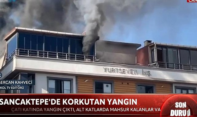Biri engelli iki çocuk ve dedeleri yangında mahsur kaldı!