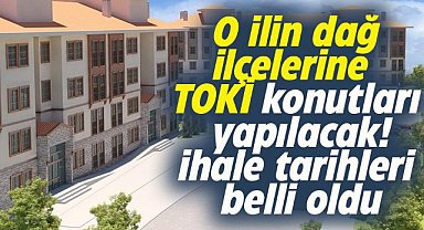 Bursa'nın dağ ilçelerine TOKİ konutları yapılacak