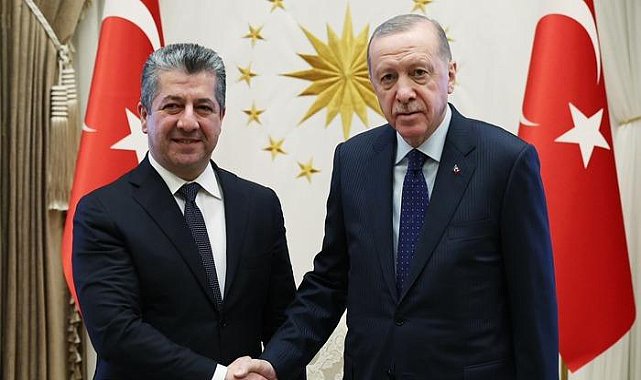 Cumhurbaşkanı Erdoğan, IKBY Başbakanı Barzani'yle görüştü