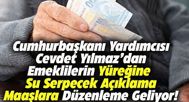Cumhurbaşkanı Yardımcısı Cevdet Yılmaz'dan emekli maaşı ile ilgili açıklama