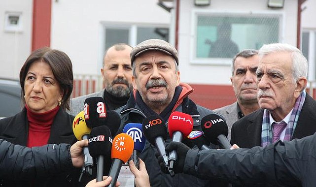 DEM Parti heyeti, cezaevinde Yüksekdağ ile görüştü