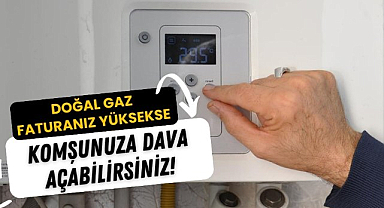 Doğal gaz faturanız fazla geliyorsa komşunuza dava açabilirsiniz