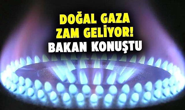 Doğal gaza zam geliyor! Bakan konuştu