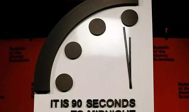 Dünya felakete yaklaşıyor: Kıyamet saati 89 saniyeye ayarlandı!