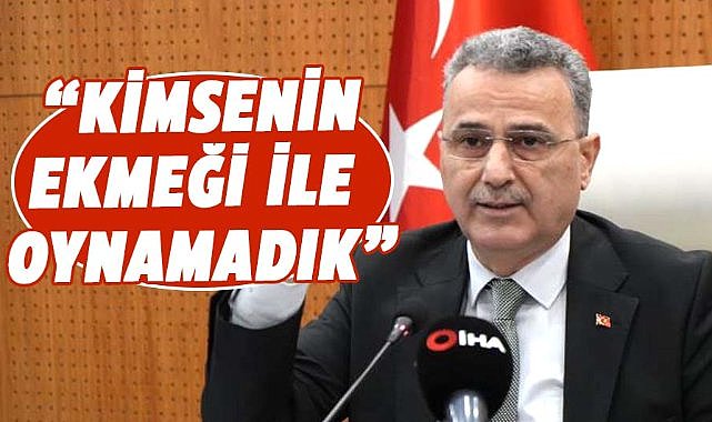İhsan Kurnaz: Kimsenin ekmeği ile oynamadık