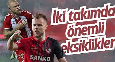 İki takımda önemli eksiklikler