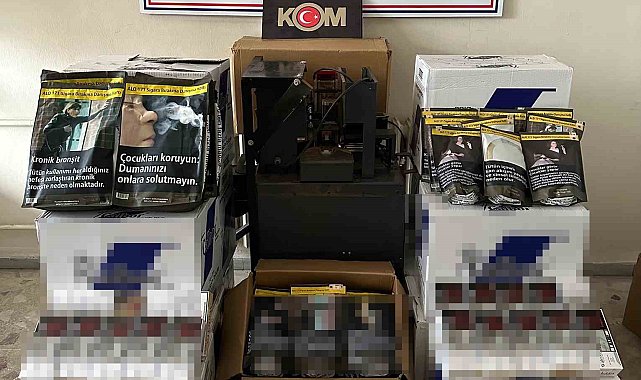 Kaçak tütün operasyonuna 8 gözaltı