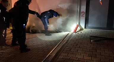 Market deposunda yangın çıktı