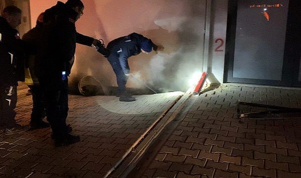 Market deposunda yangın çıktı