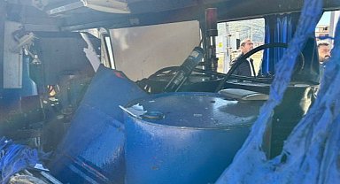 Mobil izolasyon aracında kimyasal madde kazanı patladı