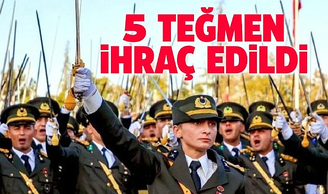 MSB 5 teğmeni ihraç etti!