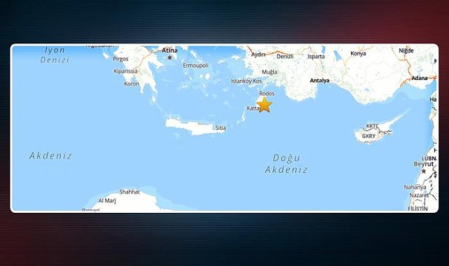 Muğla'da deprem! Yine 4 büyüklüğünde