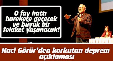 Naci Görür'den korkutan açıklama! O fay hattı kesin harekete geçecek, büyük bir felaket yaşanacak!