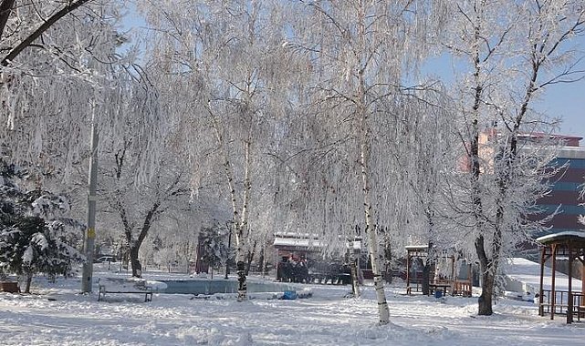 O şehir -25 dereceleri gördü! Resmen buz tuttu