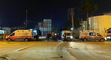 Petrol dolum tesisinde korkutan yangın! 4 işçi yaralandı