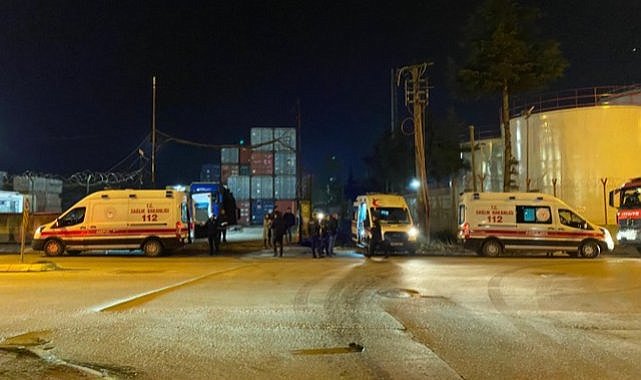 Petrol dolum tesisinde korkutan yangın! 4 işçi yaralandı