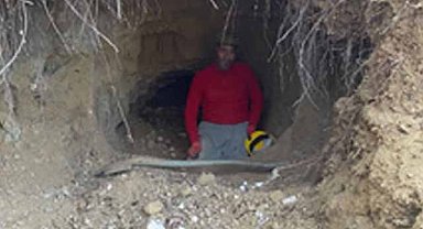 Samsun Bafra'da  kaçak kazı yapanlar yakayı ele verdi