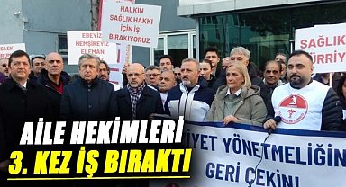 Samsun'da aile hekimleri 3. kez iş bıraktı