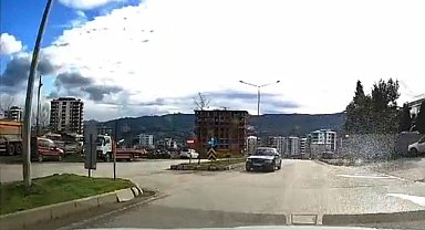 Samsun’da bir ters yön vakası daha: Sürücü trafiği tehlikeye soktu!