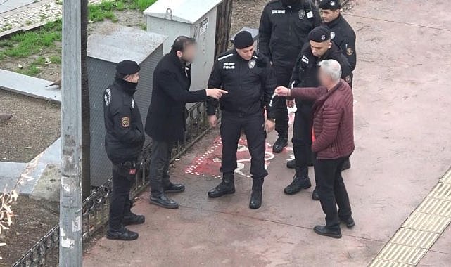 Samsun'da cadde ortasında gerginlik yaşandı! Polis müdahale etti