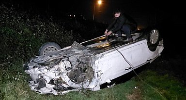 Samsun’da feci kaza! 3 kişi yaralandı