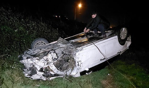 Samsun’da feci kaza! 3 kişi yaralandı