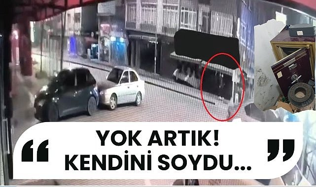 Samsun'da ilginç hırsızlık olayı: Kendi marketini soydu!
