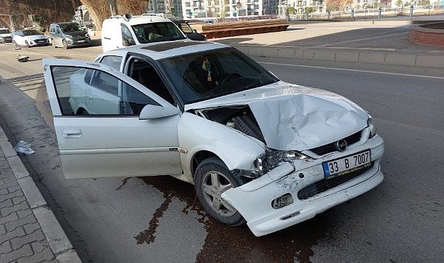 Samsun'da kazada 1 kişi yaralandı