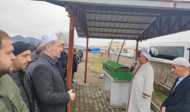 Samsun'da kazada ölen imam son yolculuğuna uğurlandı