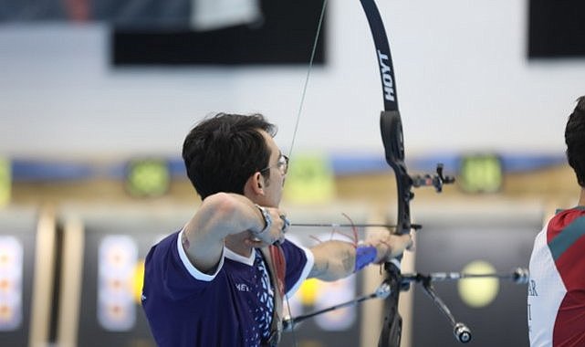Samsun'da Okçuluk Salon Milli Takım Seçme Yarışmaları başladı